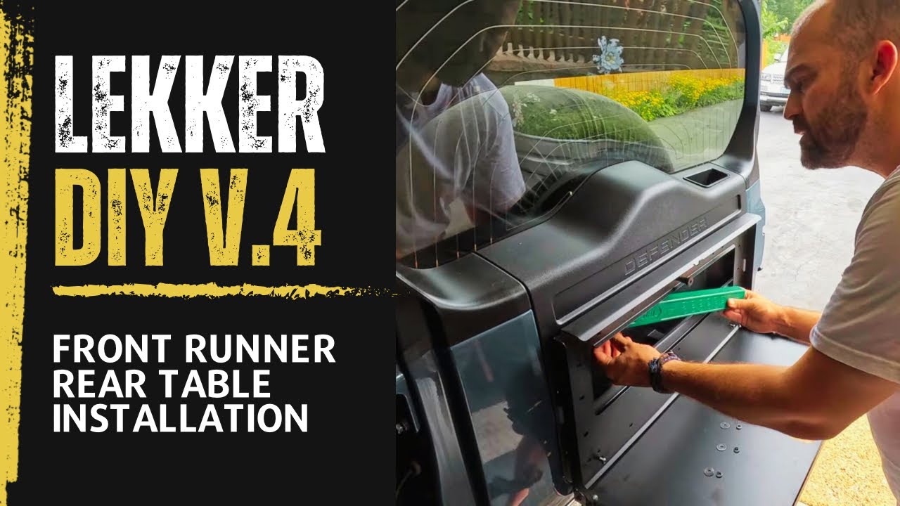 Install the Front Runner Rear Table in a Land Rover Defender L663 | Must-Have Overland Mod