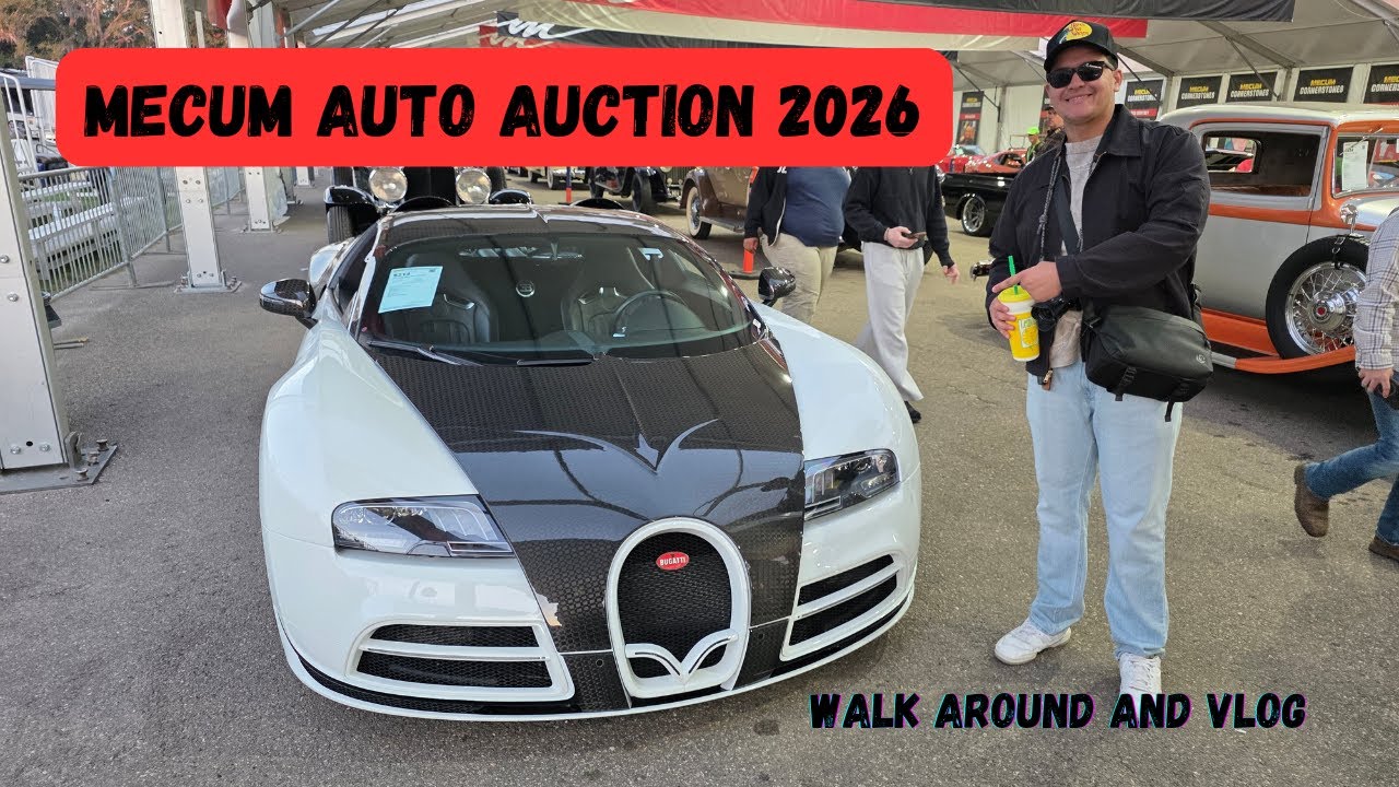 MECUM AUTO AUCTION 2026 | Walk Around and Vlog