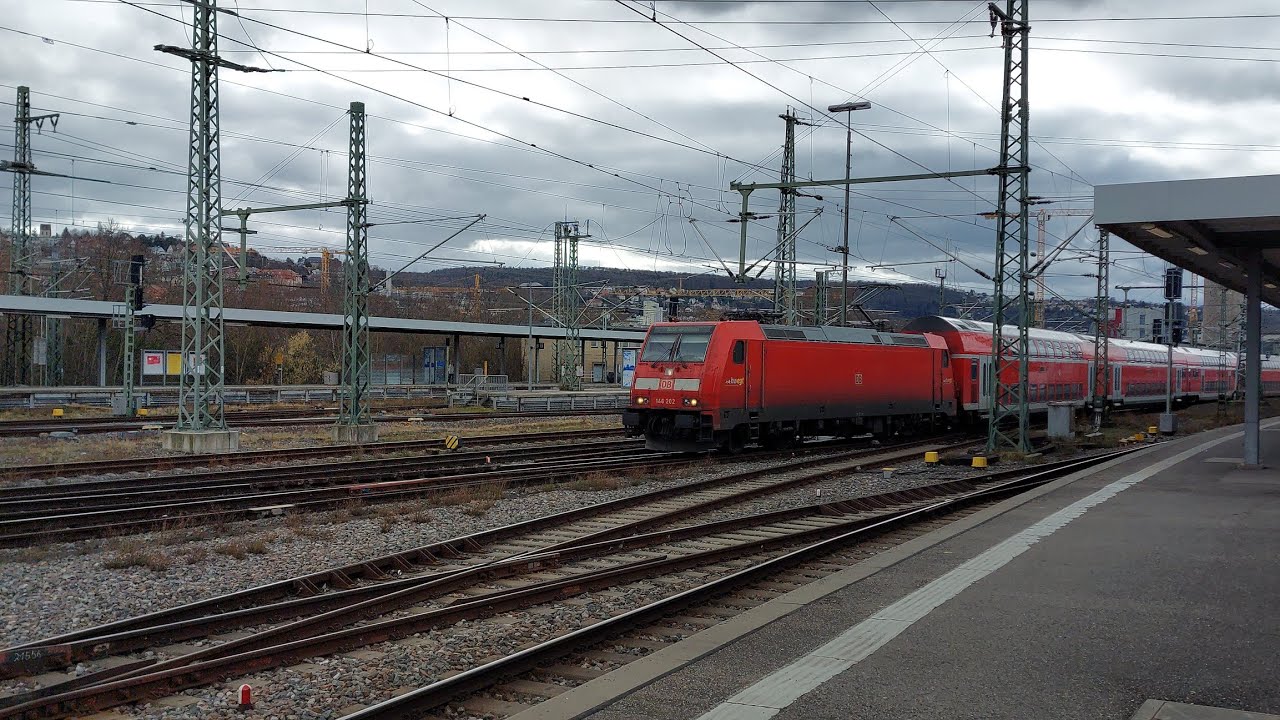Züge in Stuttgart HBF (FULL HD)