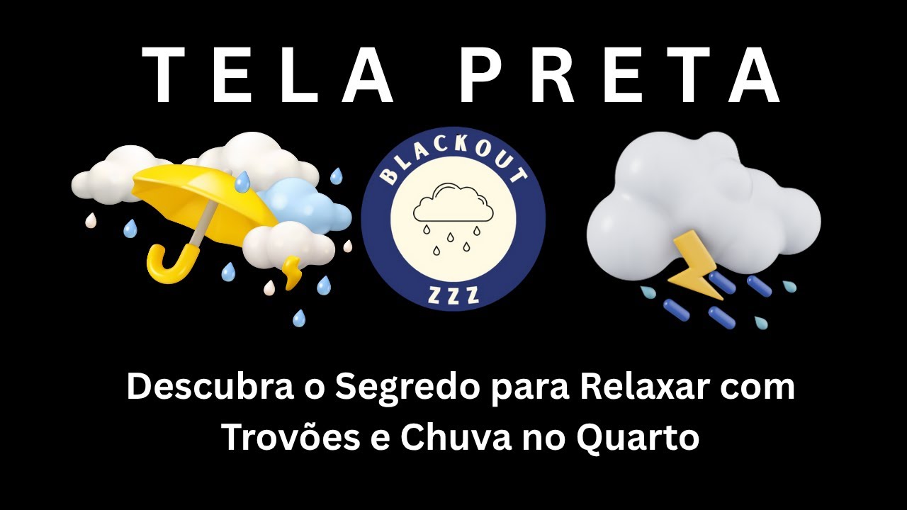 Descubra o Segredo para Relaxar com Trov&otilde;es e Chuva no Quarto