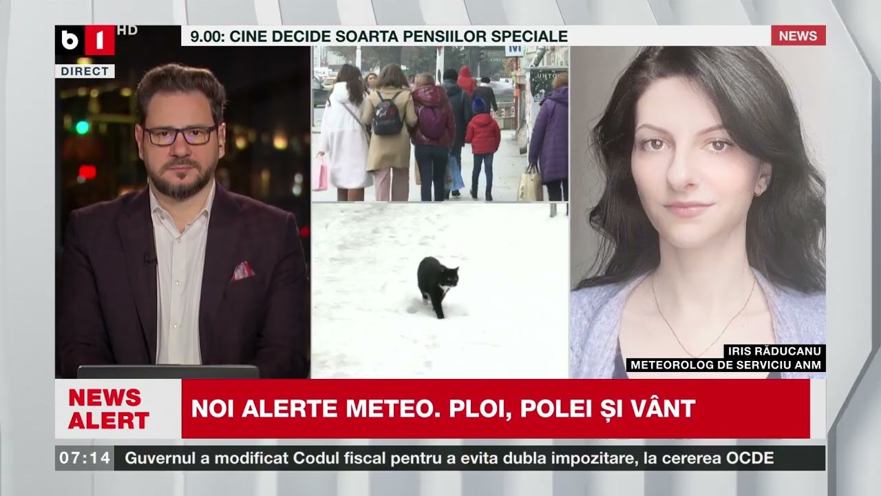 REVINE GERUL ÎN ROMÂNIA. ANUNȚUL ANM_Știri B1TV_31 ian. 2026