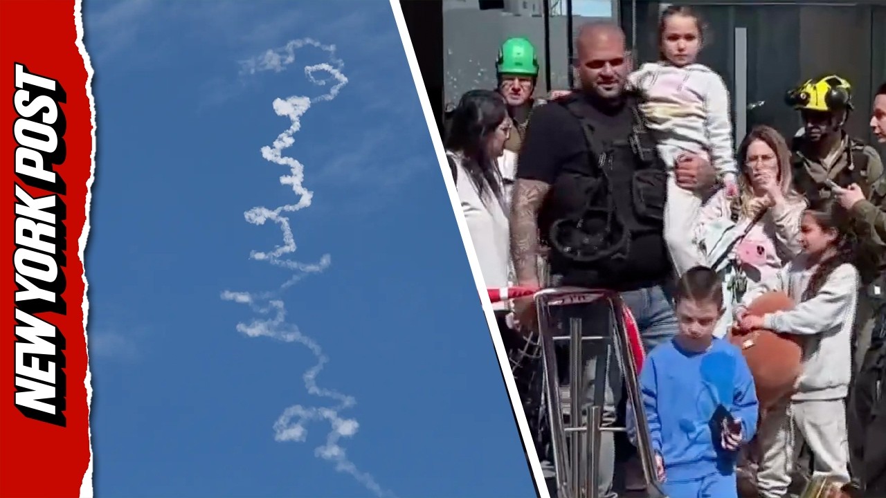 Israel intercepts Iranian missiles, as Israelis evacuate damaged buildings