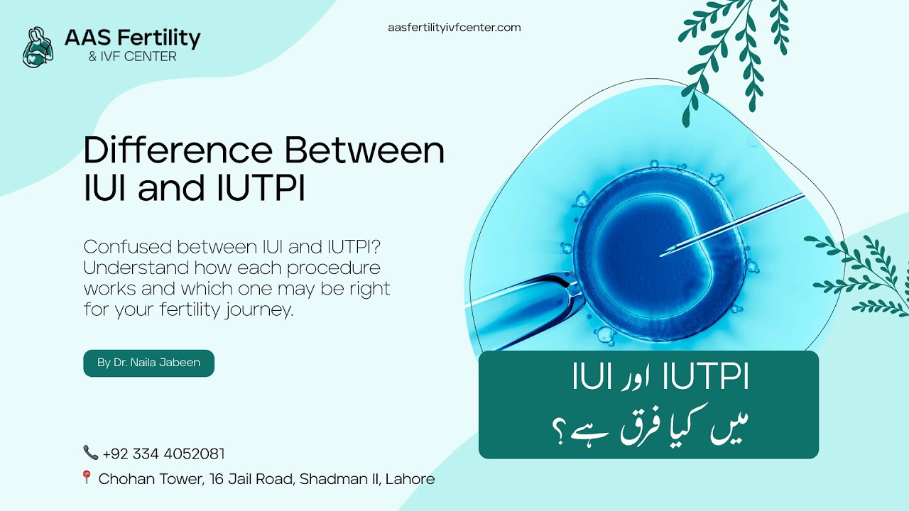 IUI vs IUTPI: The BIG Difference in Insemination for Infertility | Dr Naila Jabeem
