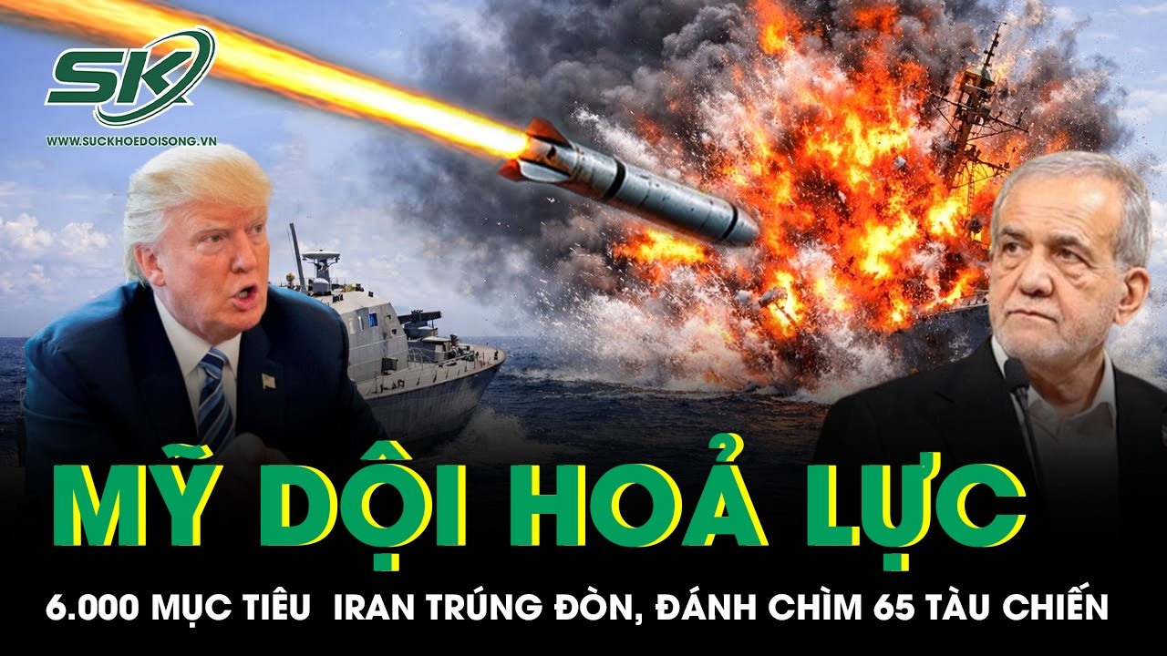 “Mưa lửa” của Mỹ trút xuống Iran: 6.000 mục tiêu trúng đòn, 65 chiến hạm bị đánh chìm