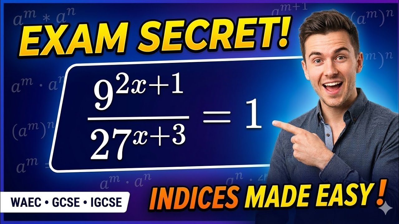 Indices Made Easy: The Simple Trick to Master the Laws of Exponents!