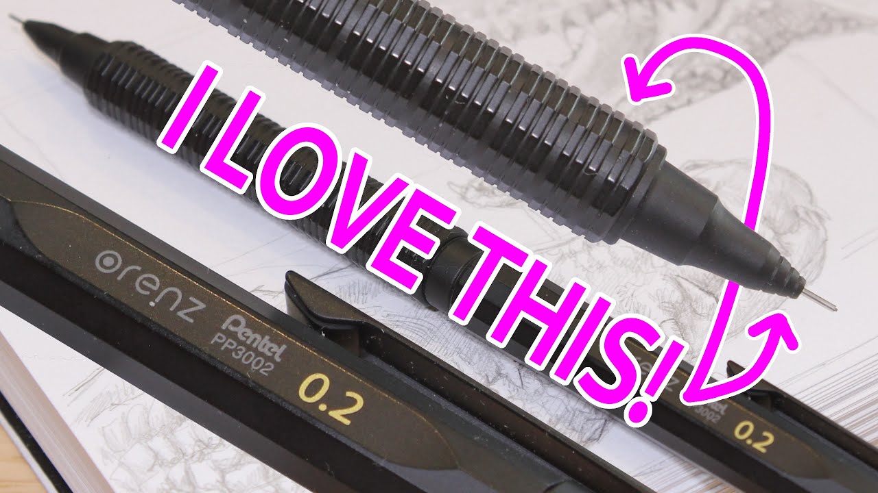 Pentel orenz nero 0.2mm oh so fine - длинный и бессвязный обзор