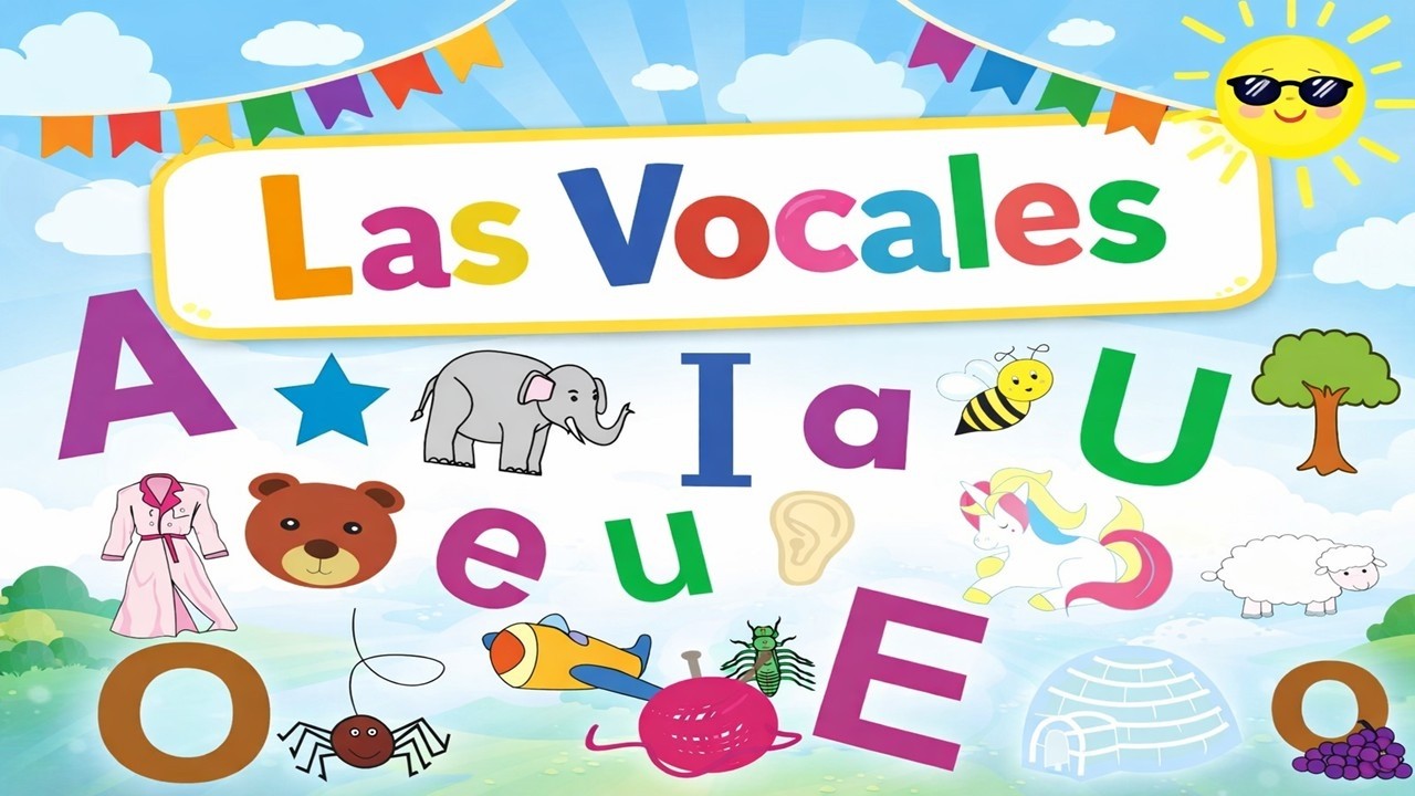Las vocales.  ¿Ya sabes las vocales?