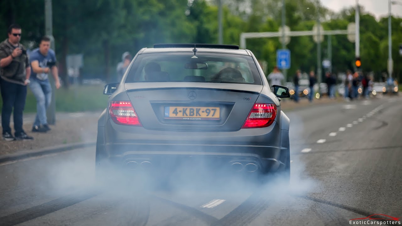 750HP Mercedes HMS Performance C63 AMG RS 700 Kompressor Stage 3 w/ Supersprint Exhaust
