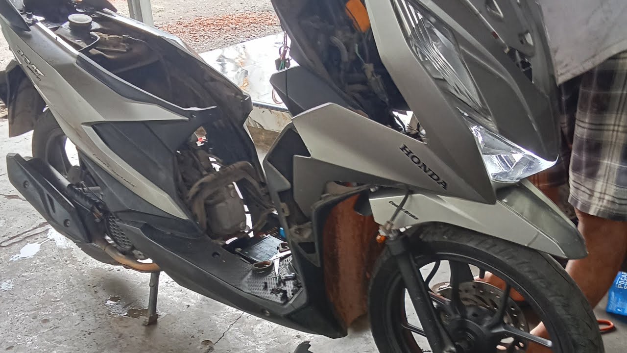 pengecekan lampu LED depan all new beat deluxe kadang redup kadang terang