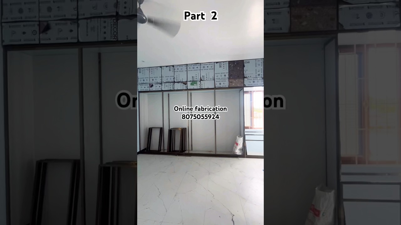 how to make   Aluminium wardrobe part 2 #cupboard #wardrobe #diy #wardrobedesign #kitcheninterior