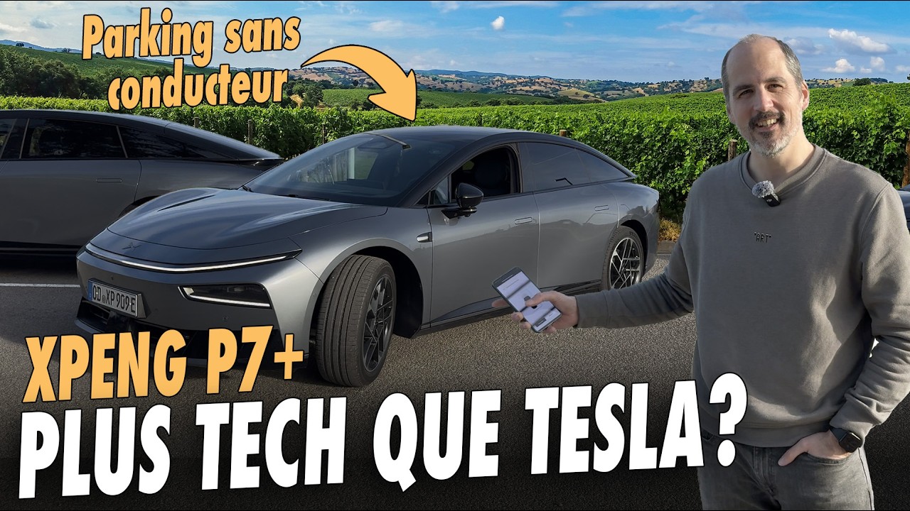 Essai Xpeng P7+ : plus tech qu'une Tesla ?