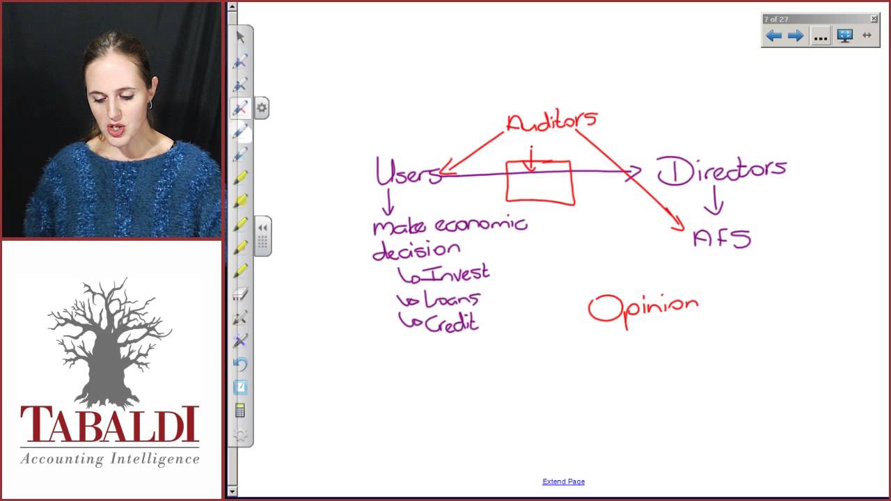 AUE2601 - Topic 1 - The Auditor's Opinion