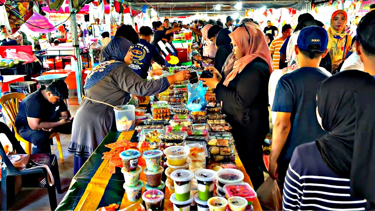 Bazar Ramadan Dataran ShahBandar Kuala Terengganu 2024 | Amazing Malaysia Iftar Bazar Tour #ramadan