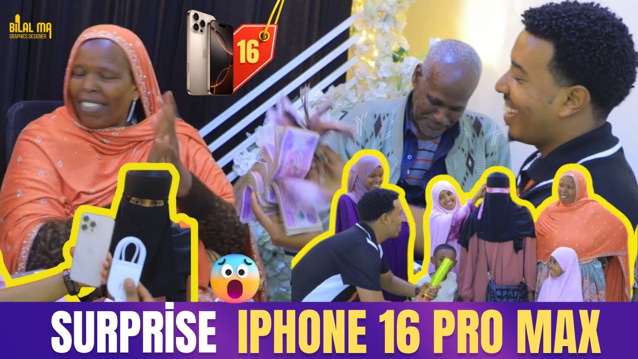 Surprise iPhone 16ffaa meshalee adda addaa waliin godhameef