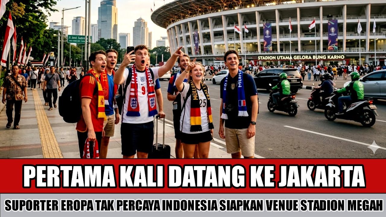 SAMPAI DIBUAT TERKEJUT~NIATNYA ANTRI TIKET FIFA SERIES SUPORTER EROPA KAGET MELIHAT VENUE MEGAH