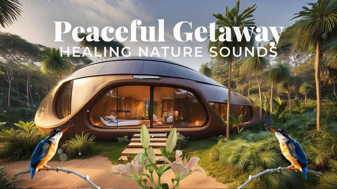 Peaceful Getaway: Calming Music & Nature Sounds for Healing