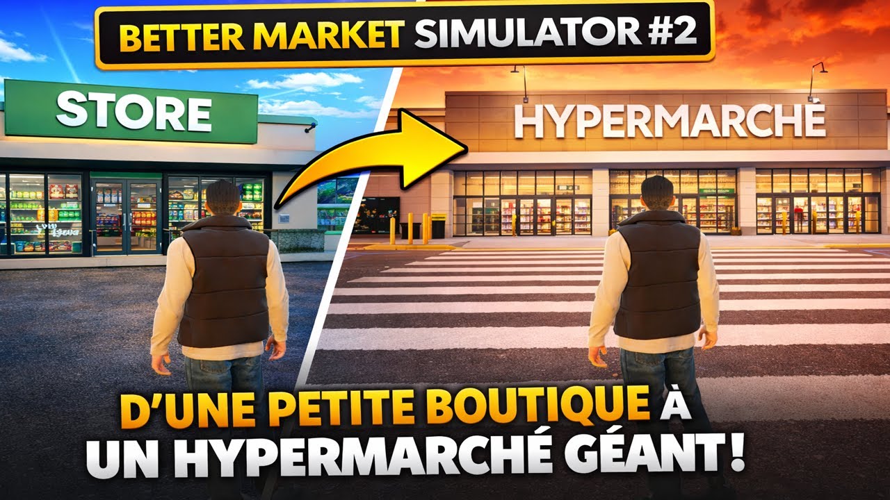 D’UNE PETIT BOUTIQUE À UN HYPERMARCHÉ GÉANT ! (Better Market Simulator #2)
