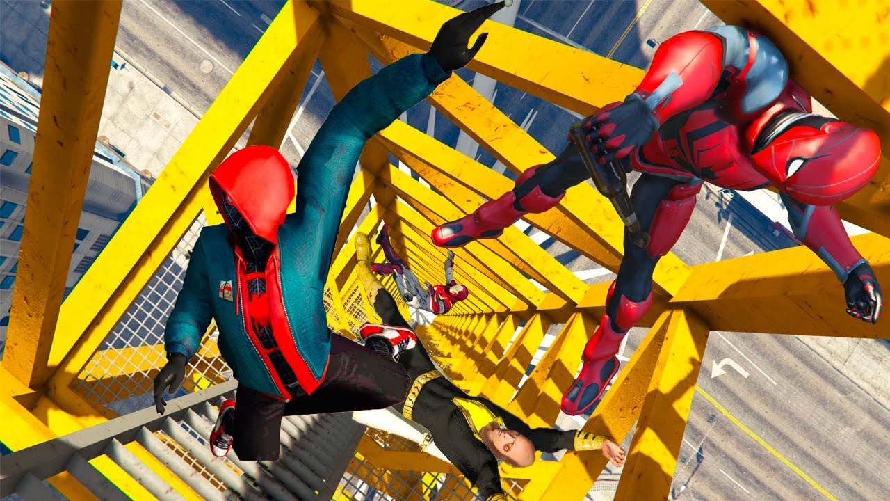 GTA V - Best Extreme Ragdolls And Fails V.6 (Heroes Vs Heroes - Windmill Match)