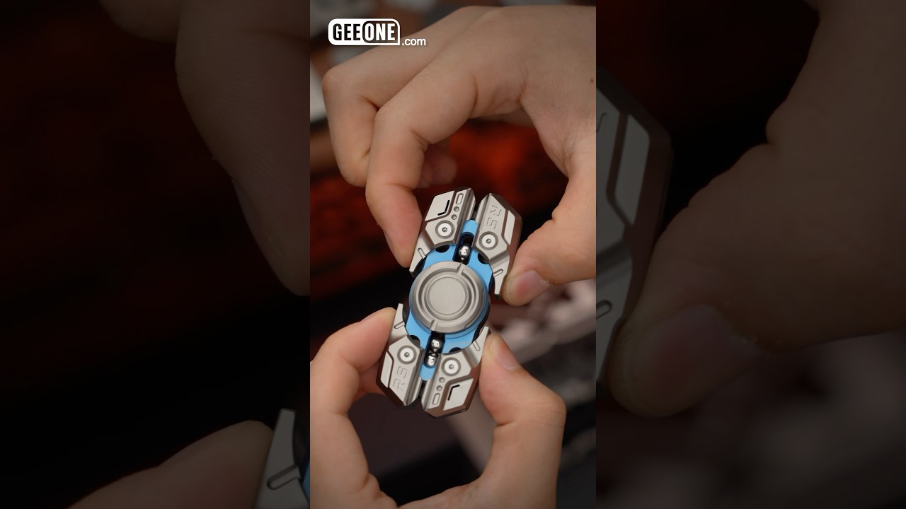 MACKIE Star Ship 2.0 Spinner! full of mecha style! #fidgettoys #edc #fidget #unboxing