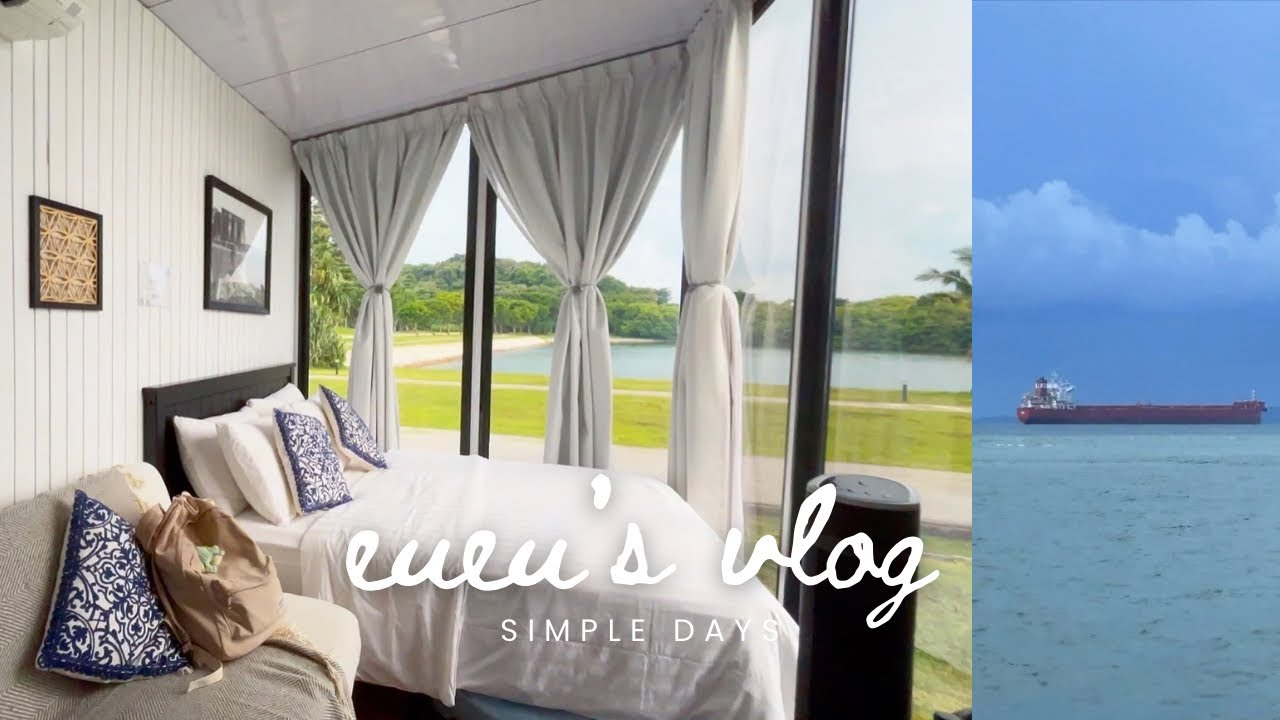 Unemployment Days: A Staycation with Cat in a Tiny House (from Tiny Away Escape) on Lazarus Island