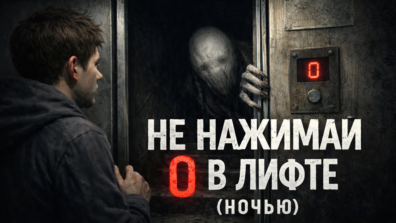 НЕ НАЖИМАЙ 0 В ЛИФТЕ (НОЧЬЮ) - Страшные истории на ночь