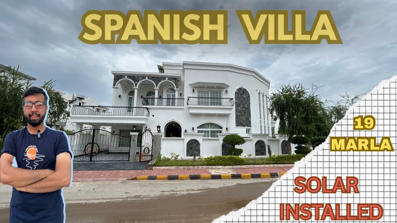 19 Marla Spanish Villa For Sale In Bahria Town Rawalpindi On Reasonable Price!