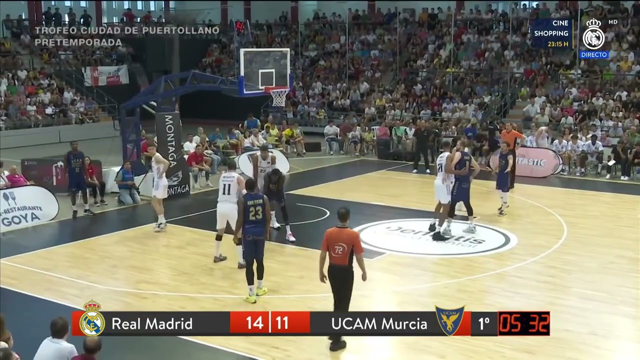 PRETEMPORADA ACB 2022-23: Real Madrid-UCAM Murcia