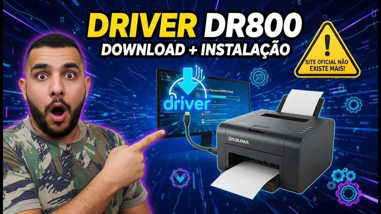 Como Instalar Impressora Daruma DR800 (Drivers Atualizados) | Download Completo + Solução