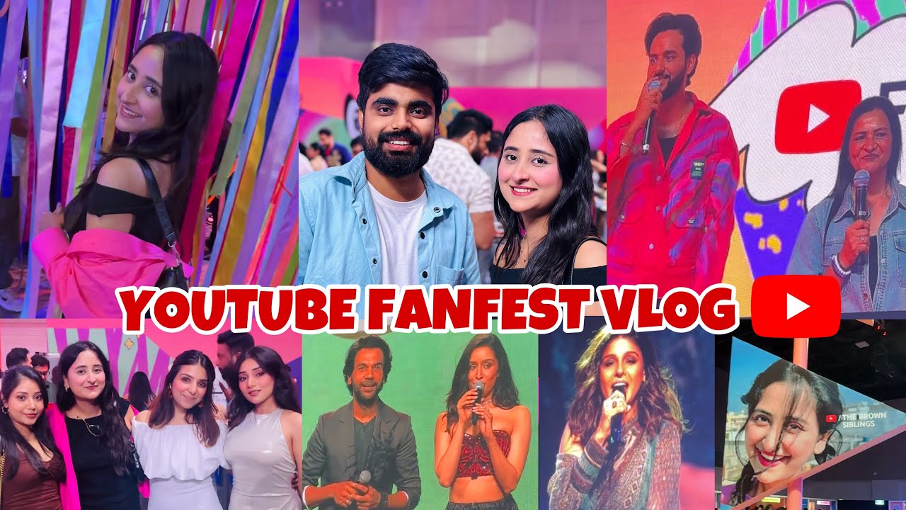 Living the Dream at Youtube Fanfest,Meeting my Favourite Creators✨