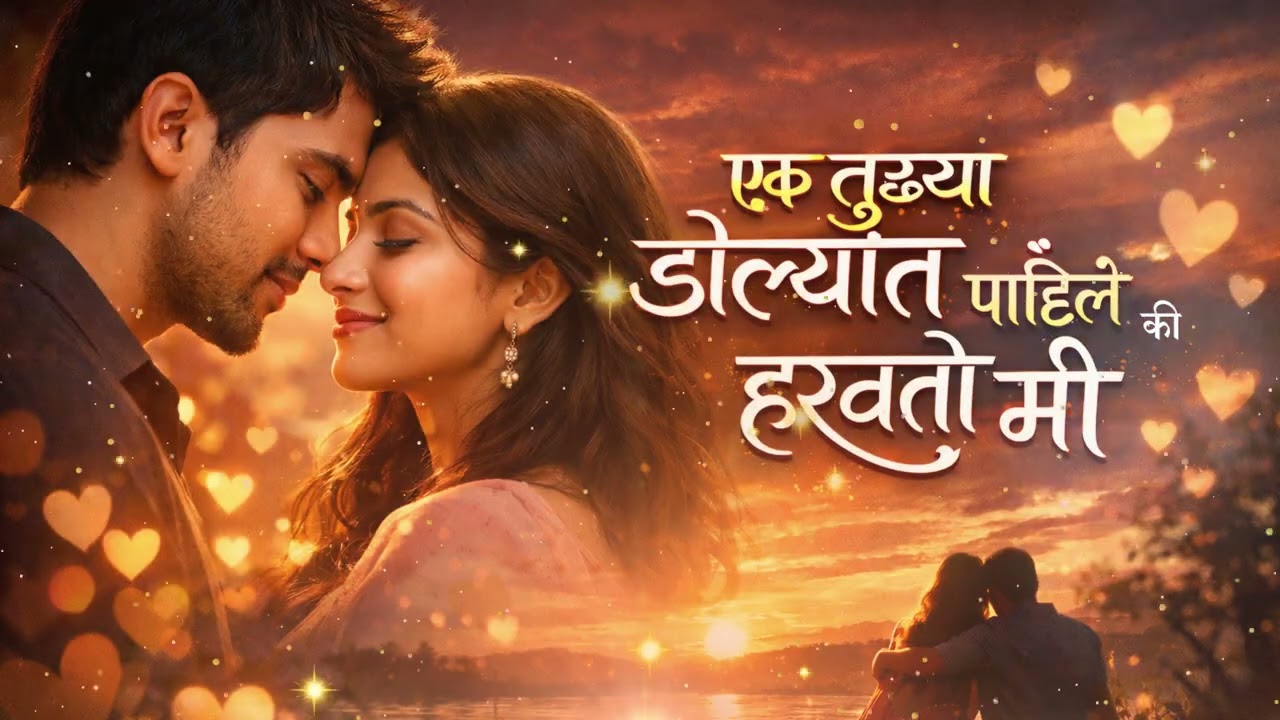 New Marathi Song | ek tujhya dolyat pahile ki haravato mi  Marathi Love Song, New Marathi Song 2026,
