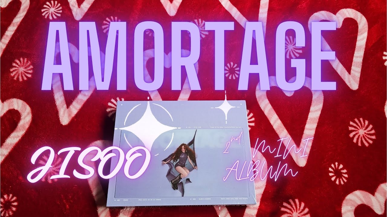 JISOO | AMORTAGE - 2nd minI ALBUM | UNBOXING |  PURPLE VERSION #blackpink #jisoo #amortage #unboxing
