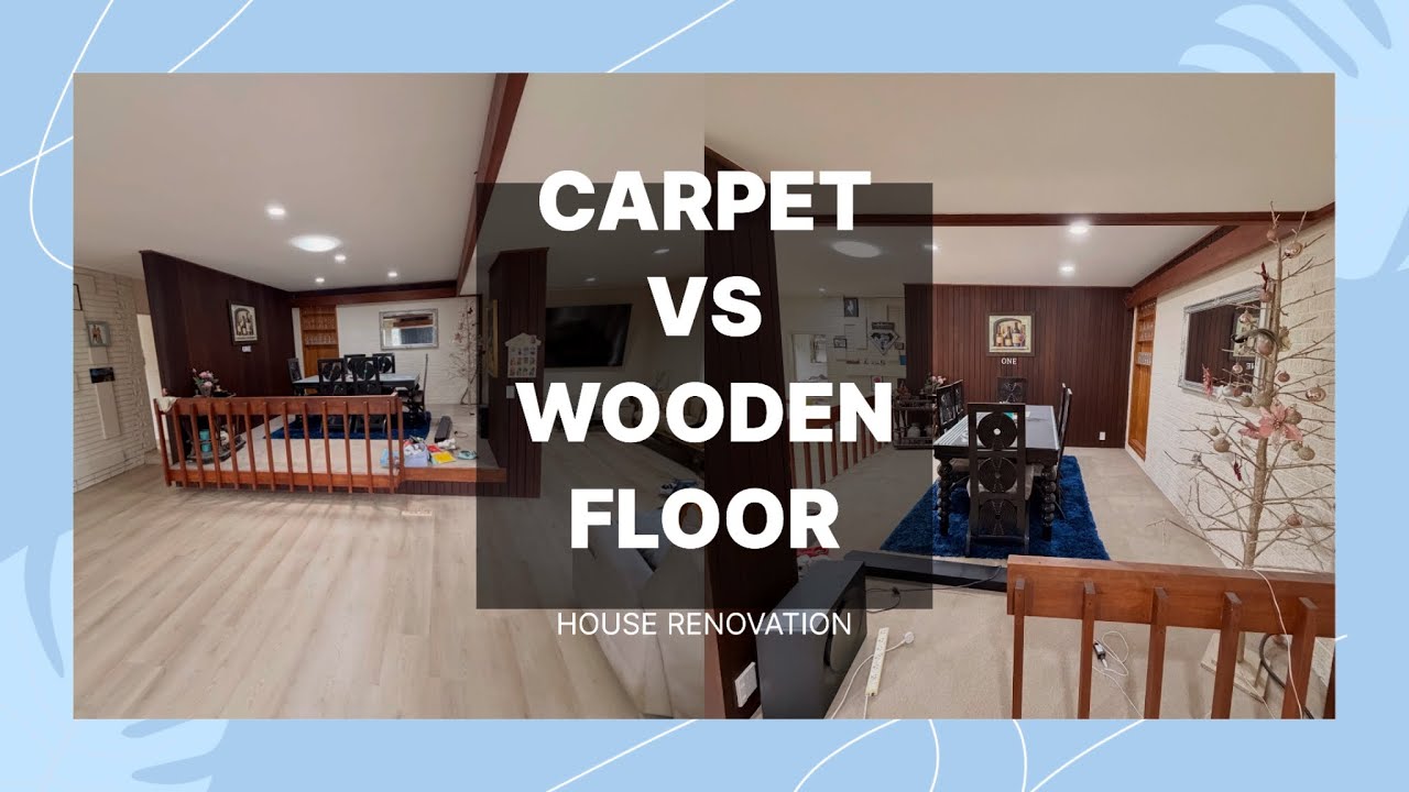 From Old Carpet to Luxury Wooden Floor | Before & After