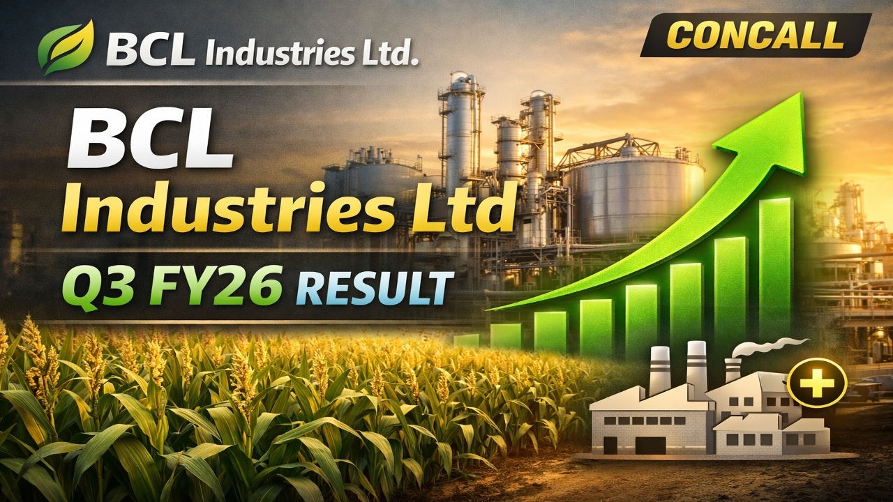 BCL Industries Q3 FY26 Results | Ethanol + Edible Oil Growth | Full Analysis in Hindi