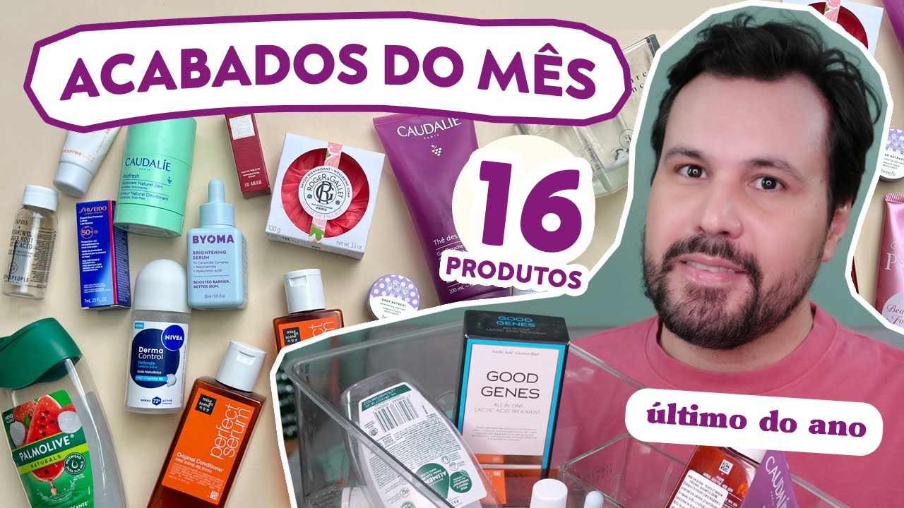 PRODUTOS ACABADOS DE DEZEMBRO O &Uacute;ltimo do Ano Produtos de Skincare Banho Farm&aacute;cia Cabelo Project Pan