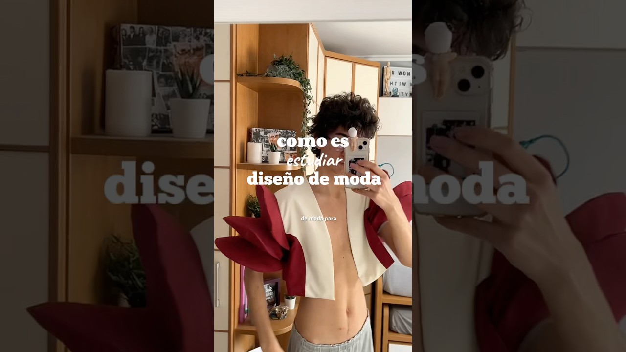 como es estudiar dise&ntilde;o de moda 🤍 #dise&ntilde;odemoda #costura #moda #fashionboy #fashionstudent