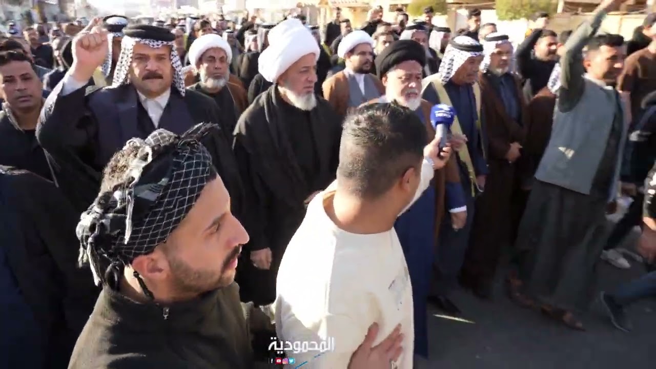 اليوسفية_ناحية_الرشيد مجلس عزاء و استنكارا لاغتـ ـيال السيد اية الله علي الخـ..ـامناىي تغطية