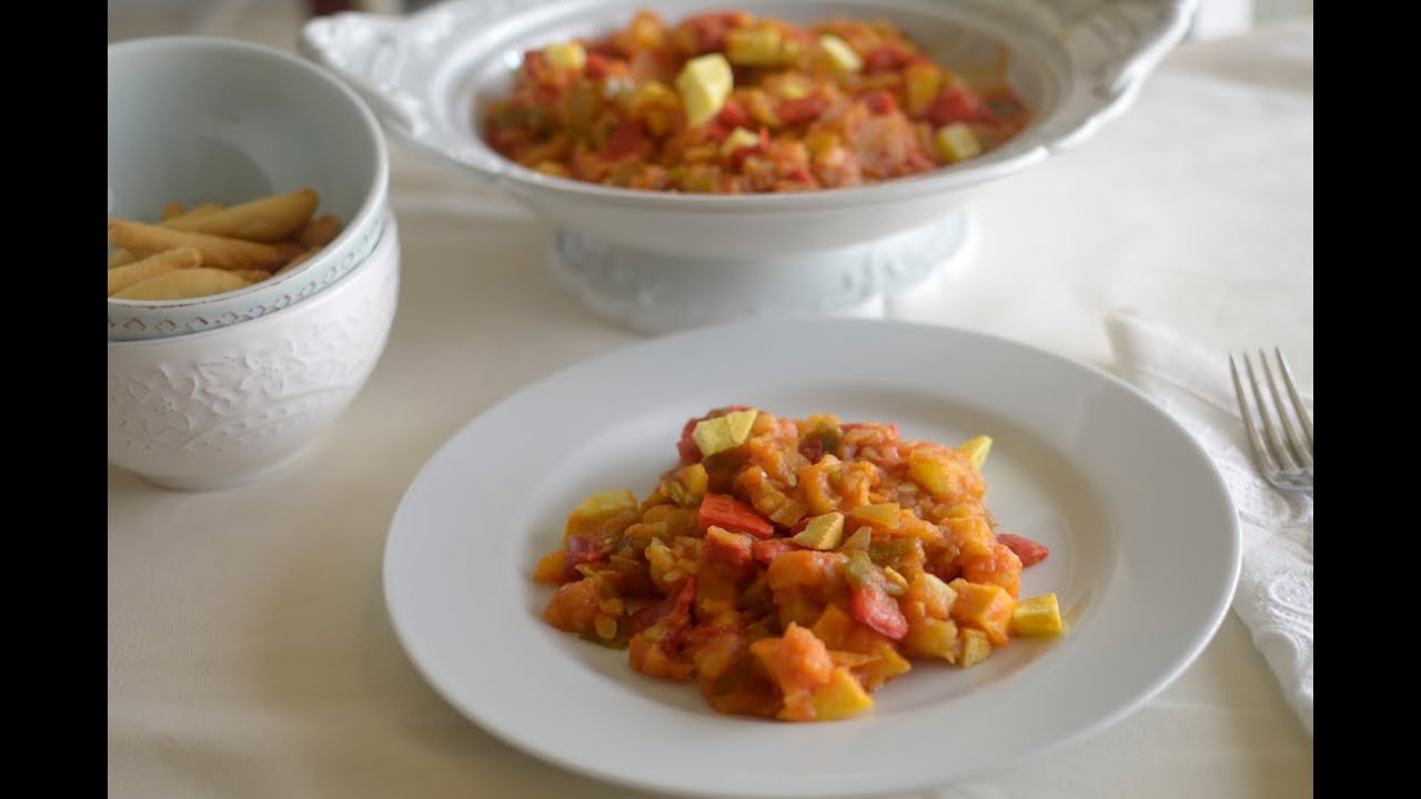Receta fácil de pisto.