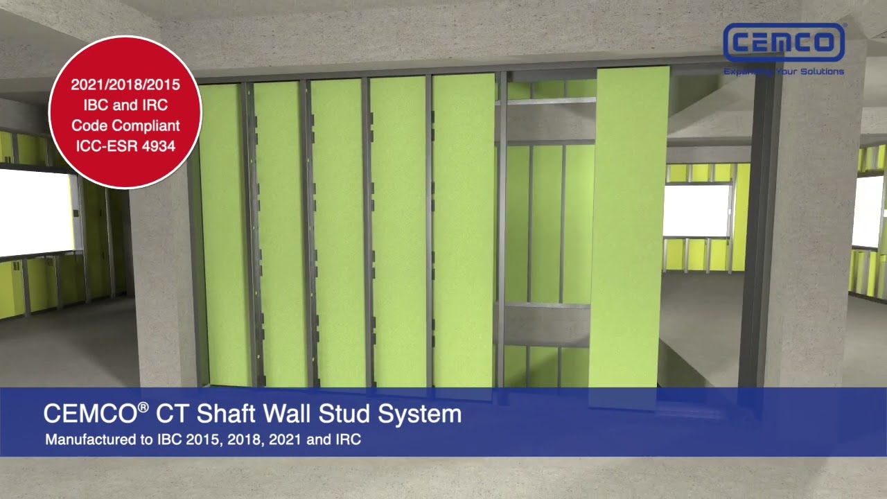 CEMCO's  CT Shaft Wall Studs