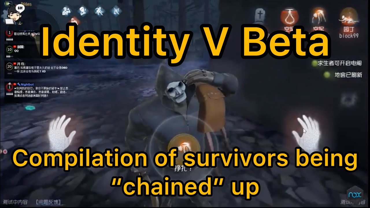 The Identity V beta - Compilation of the old “chairing” animation