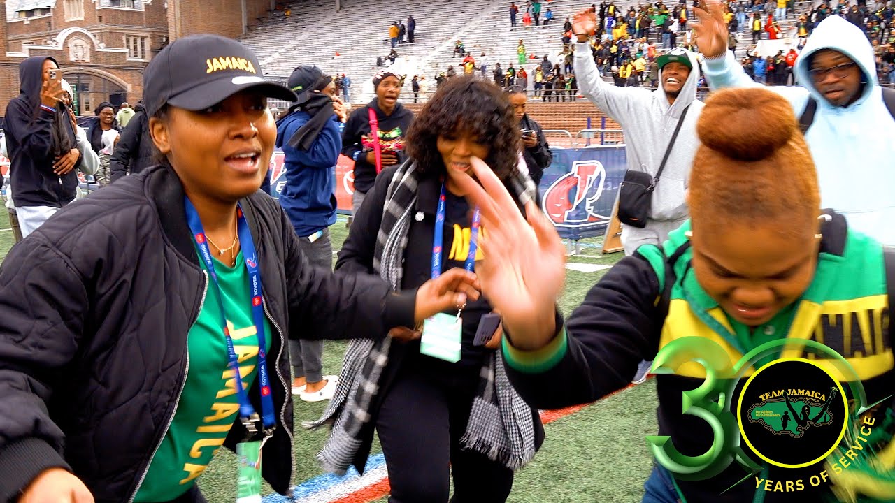 Dancing Time Inside Di Stadium At Penn Relays