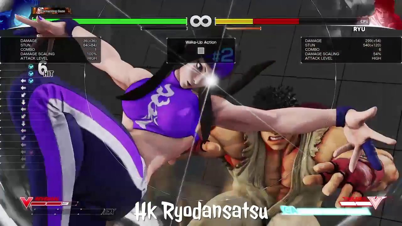 Street Fighter V S2: Juri Ryodansatsu Setups