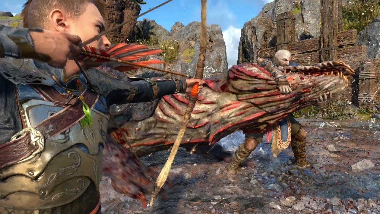 God of War Ragnar&ouml;k | How to beat Dreki tutorial PS5