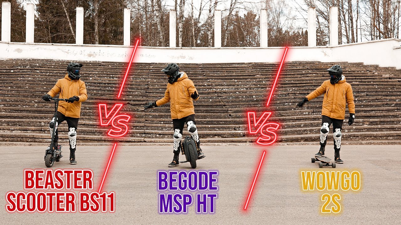 Beaster BS11 vs Begode MSP HT vs WOWGO 2S | Lukas E-Ride