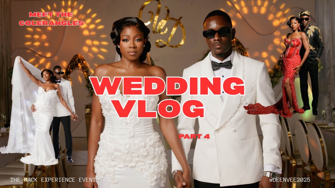 GHANAIAN WEDDING VLOG| Time to party with the Colerangles, final wedding vlog