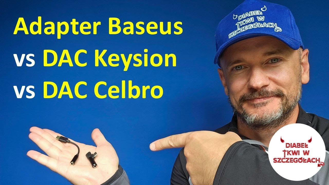 Adapter Baseus vs DAC Keysion  vs DAC Celbro USB-C na AUX Jack 3,5mm