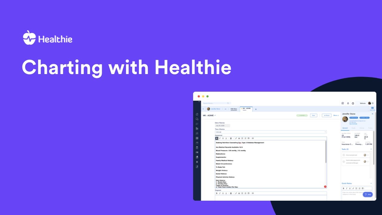 Healthie's Electronic Medical Charting System | Healthie