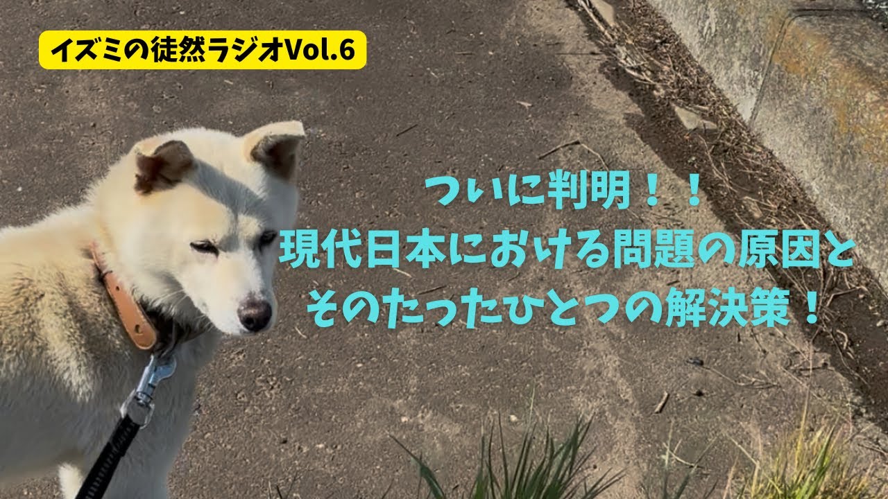 ついに判明！現代日本における問題の原因とそのたったひとつの解決策！
