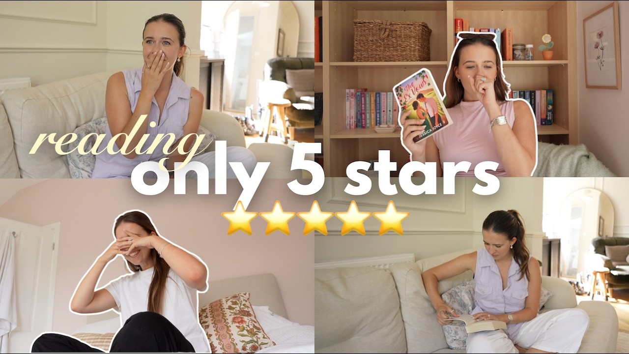only reading books i predict will be 5 stars 🤔📚⭐️ a cosy reading vlog