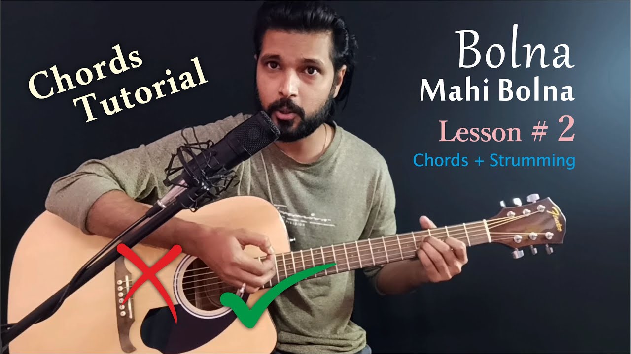 How to Play Guitar | Bolna Mahi Bolna ( Part - 2 ) | Only Chords + Strumming | Elite Music Akola