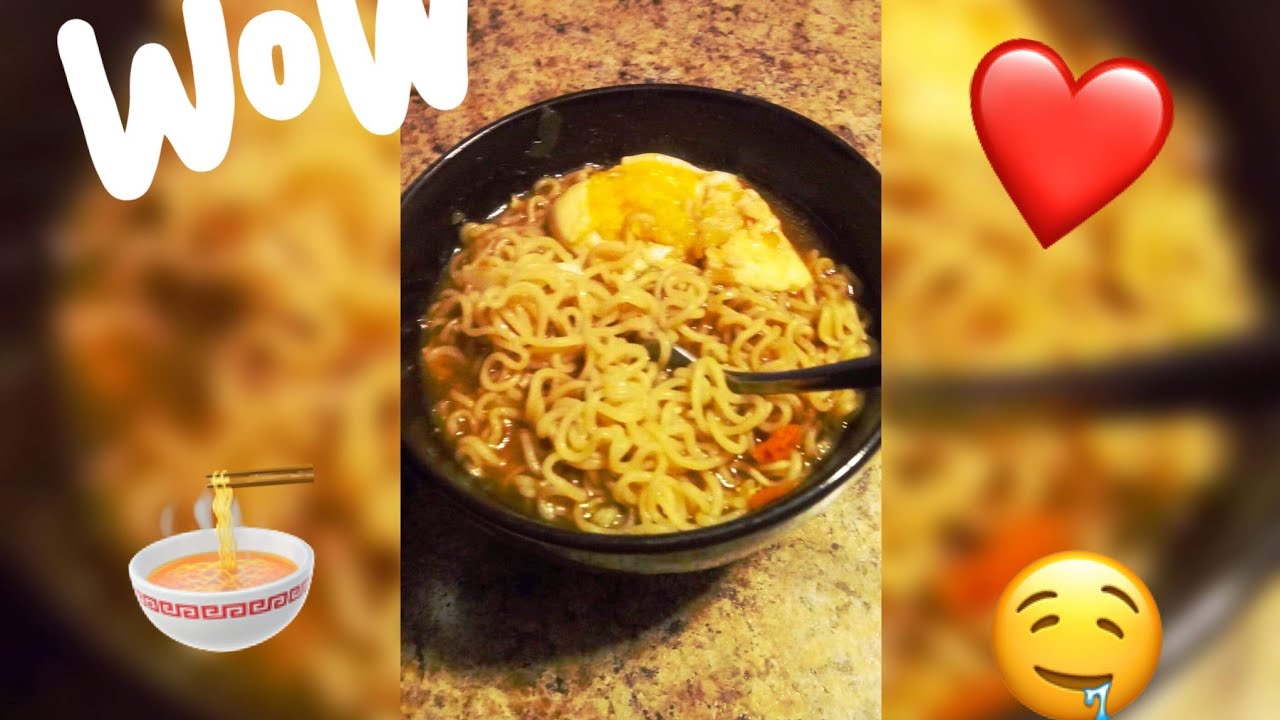 Ramen and egg microwave method